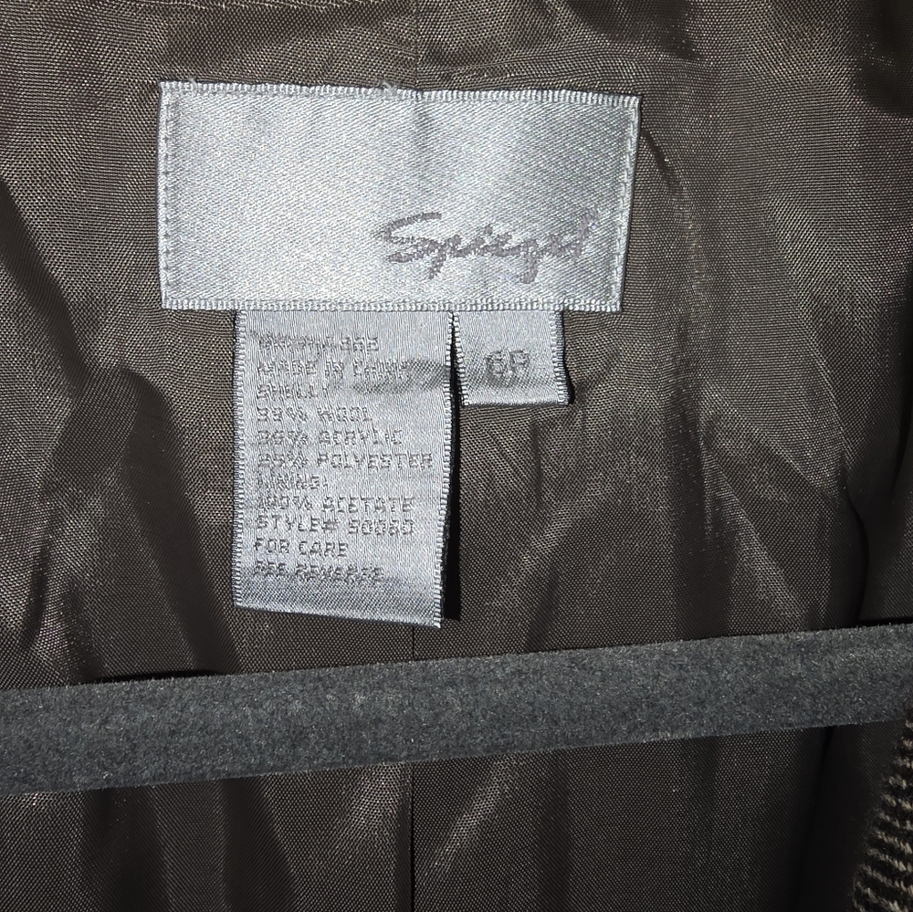 Vintage Spiegel Wool Blend Trench Coat. Womens 6P - Picture 11 of 16